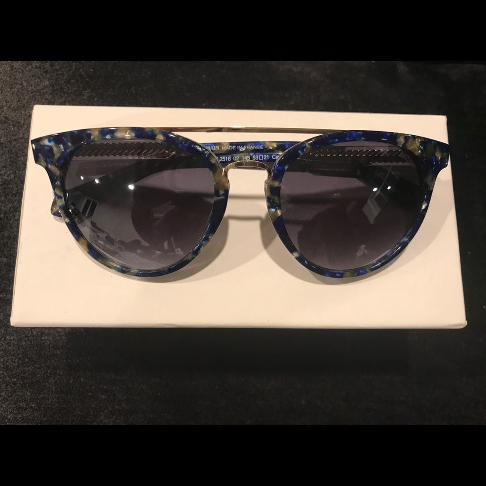 Balmain Women's Navy Tortoise Sunglasses